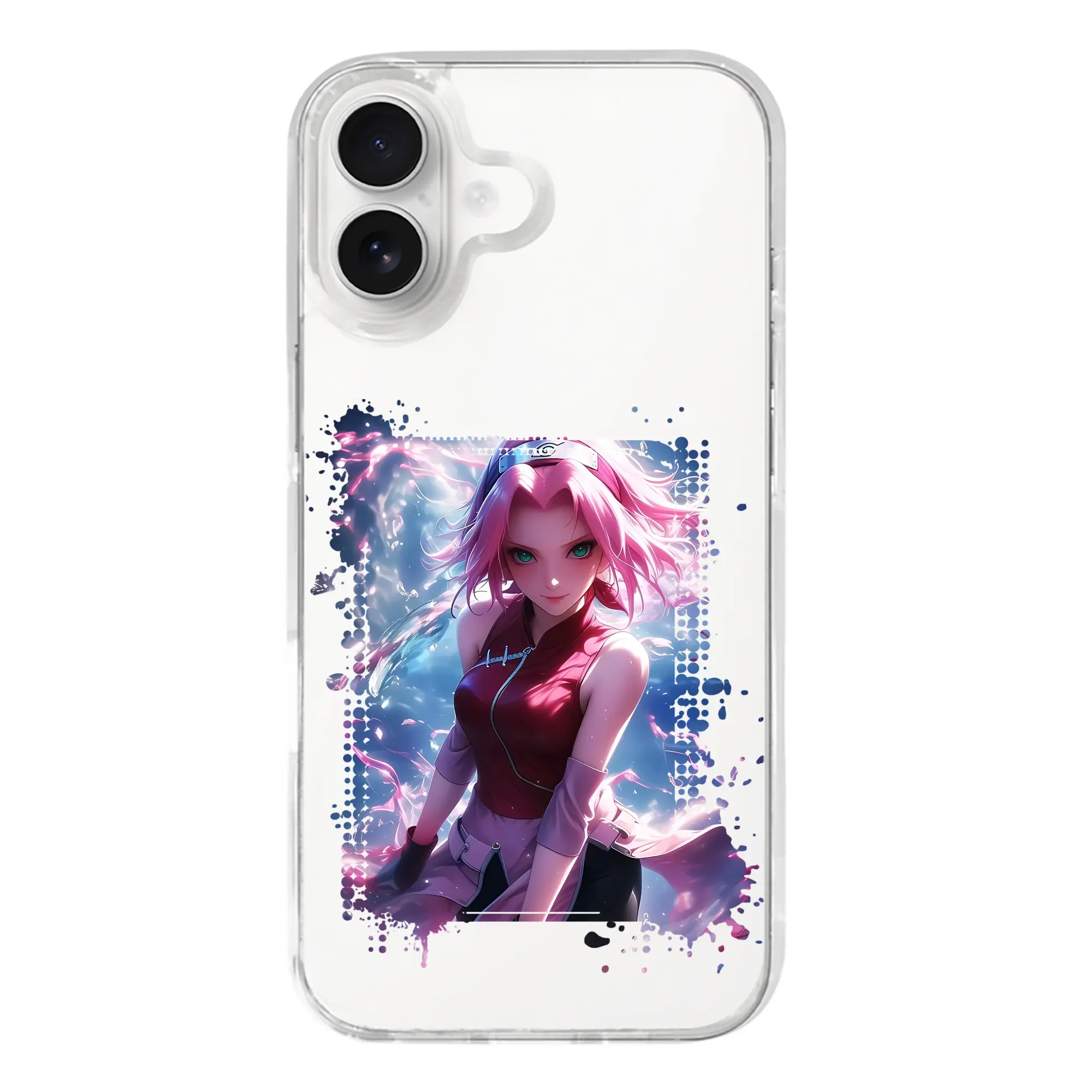 ナルト グッズ はるの さくら - iPhone 17シリーズ 透明スマホケース – 薄型・耐衝撃・精密フィット保護カバー